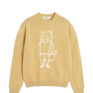Maison Kitsune DRESSED FOX INTARSIA JUMPER